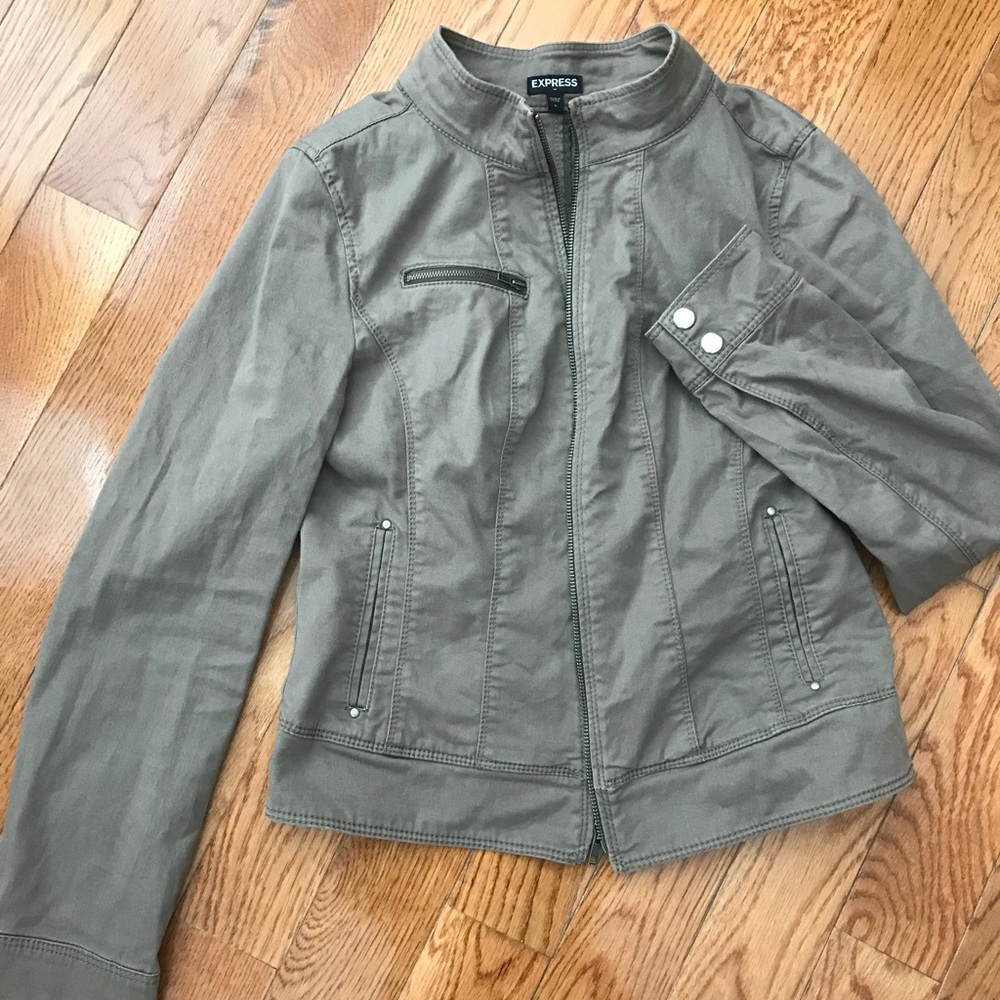 Express olive green/sage jacket